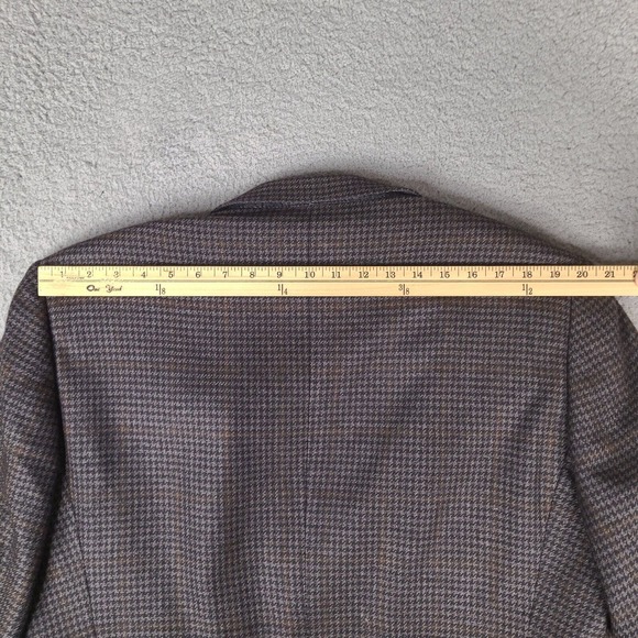 Eremenegildo Zegna Jacket Blazer Mens 44 US 52 Cashmere Silk Houndstooth Italy - Picture 13 of 16